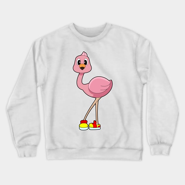 Flamingo Shoes Crewneck Sweatshirt by Markus Schnabel